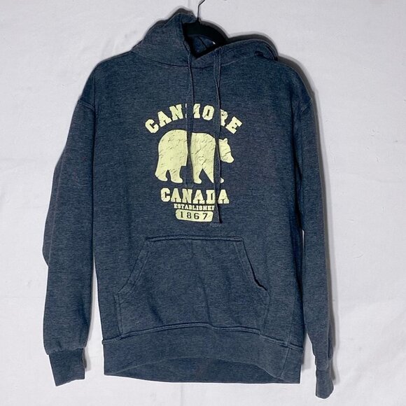 Vintage Canmore Canada Grey Hoodie M - Picture 13 of 13